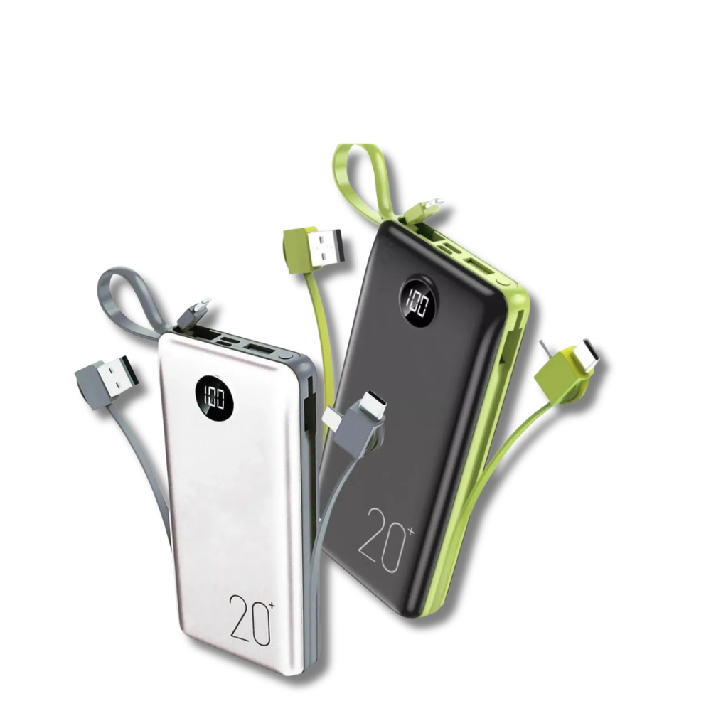 Carregador Portátil 20000mah Power Bank Celular E Tablet Nf